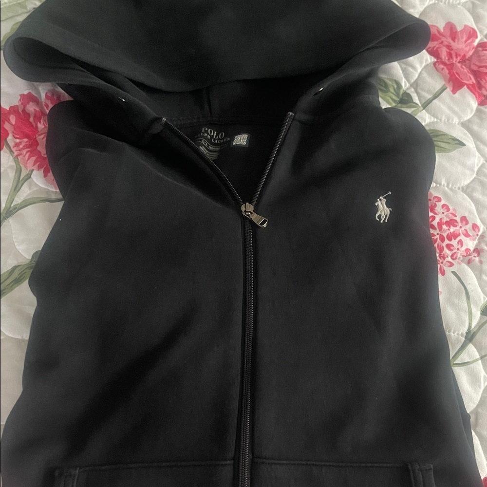 Polo by Ralph Lauren Black Zip Up Sweater